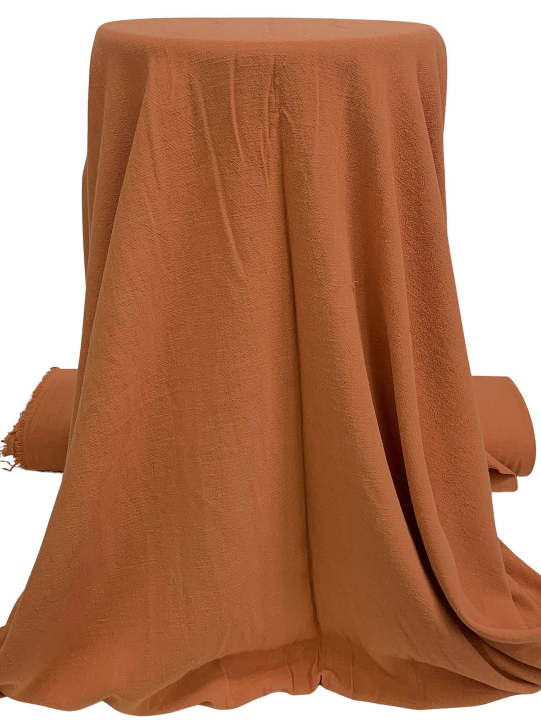 Copper Bronze Rayon/Linen Crosshatch Woven 54W