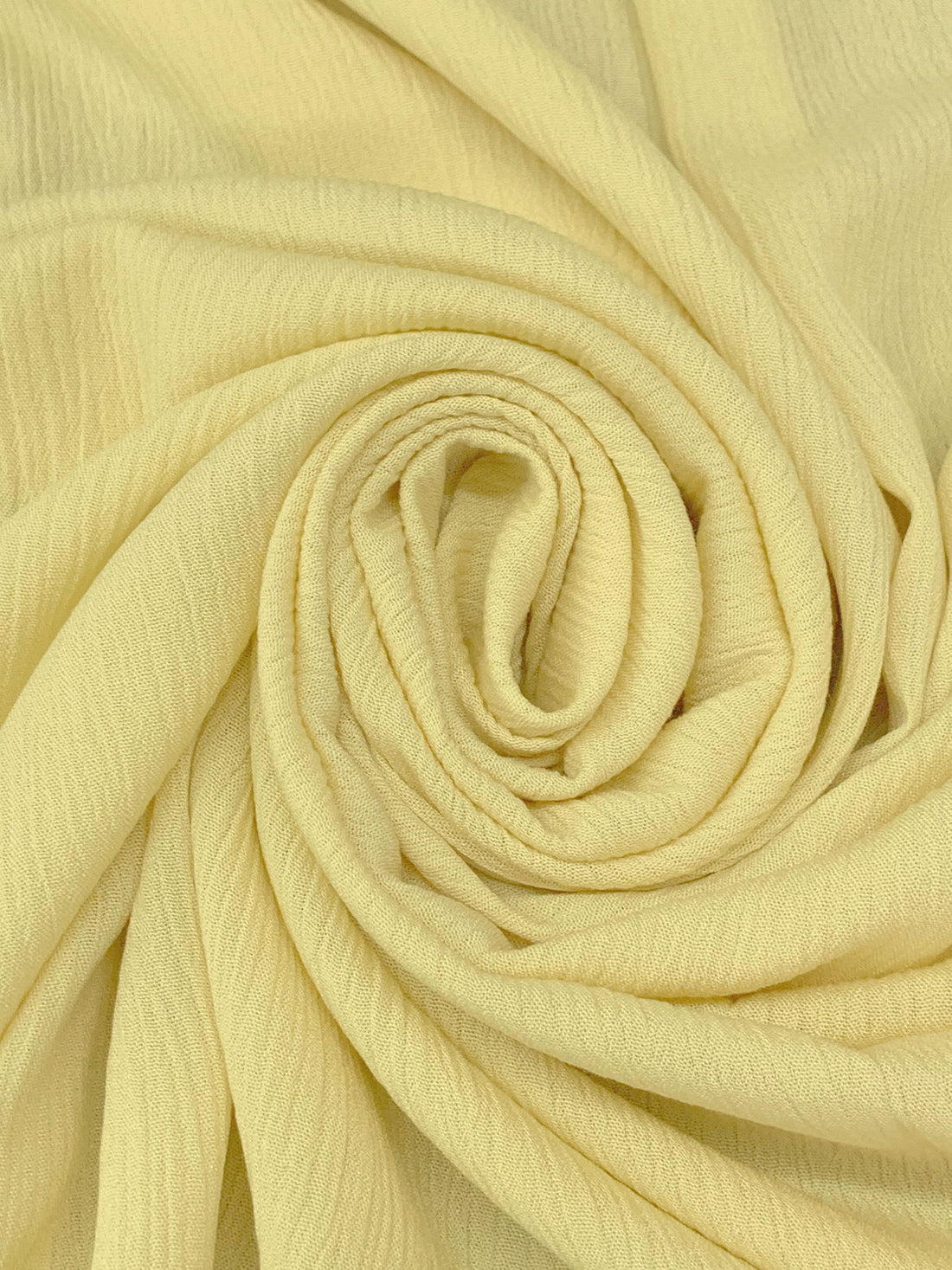 Pale Goldenrod 100% Rayon Crinkle Challis 53W