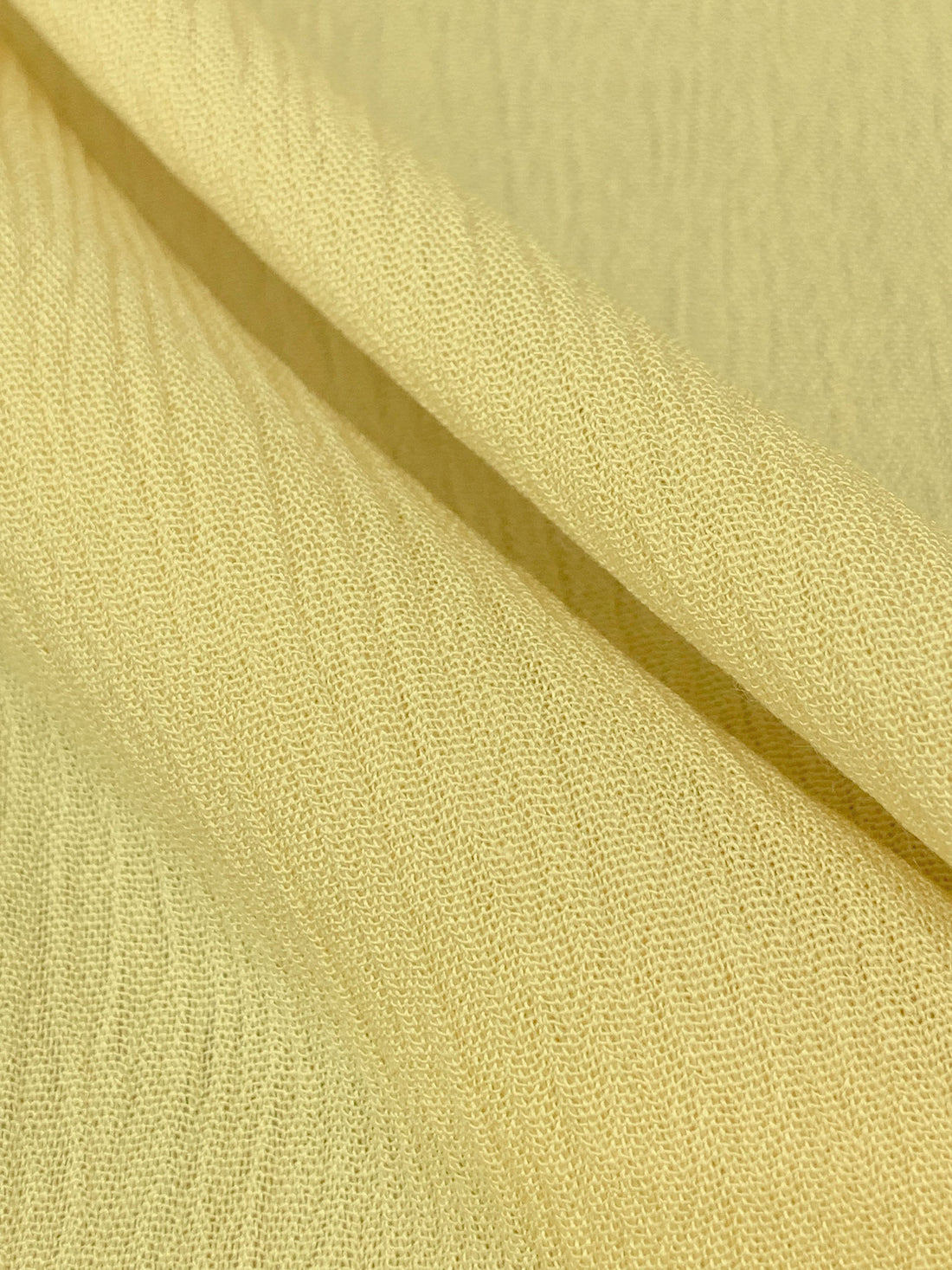 Pale Goldenrod 100% Rayon Crinkle Challis 53W