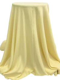 Pale Goldenrod 100% Rayon Crinkle Challis 53W