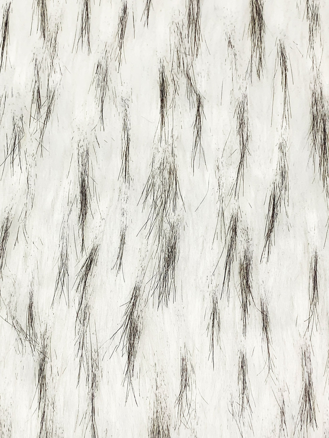 Eggshell/Muted Black 100% Polyester Arctic Faux Fur 72W
