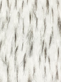 Eggshell/Muted Black 100% Polyester Arctic Faux Fur 72W