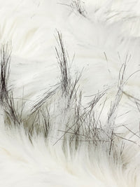 Eggshell/Muted Black 100% Polyester Arctic Faux Fur 72W