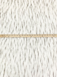 Eggshell/Muted Black 100% Polyester Arctic Faux Fur 72W