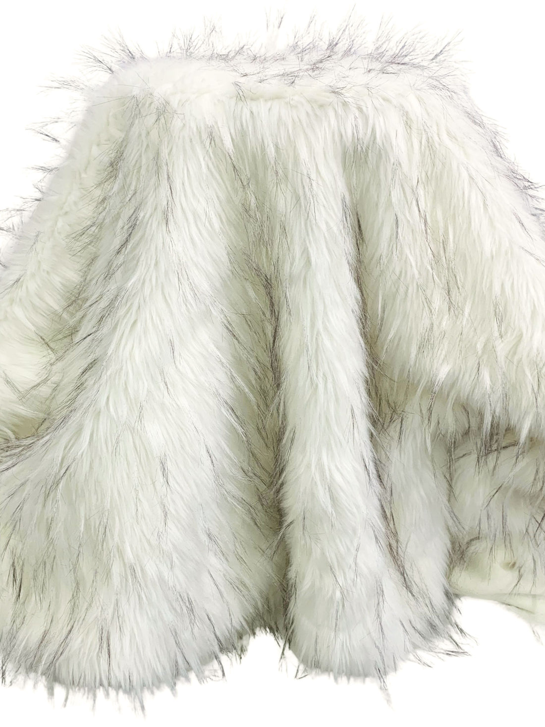 Eggshell/Muted Black 100% Polyester Arctic Faux Fur 72W