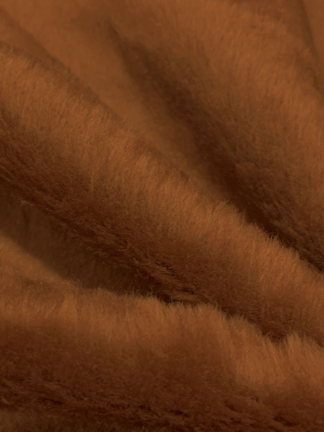 Teddy Bear Brown 100% Polyester Faux Fur 60W