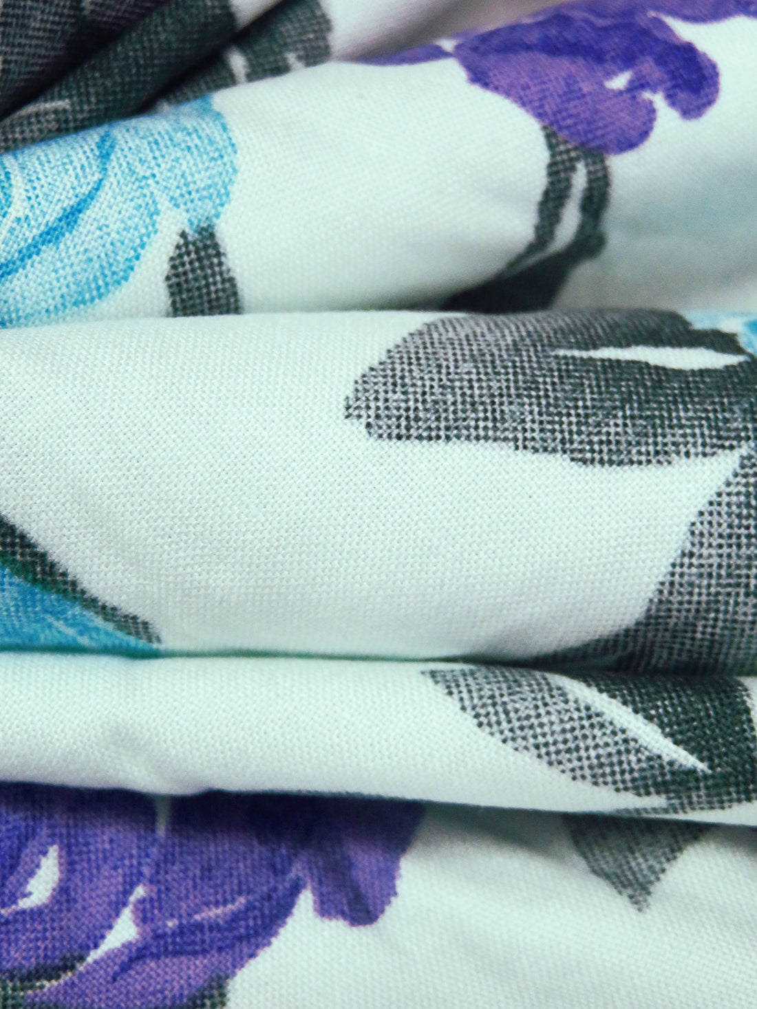 Italian Ice/Purple/Pumpkin/Multi 100% Rayon Watercolor Roses Print Challis 54W