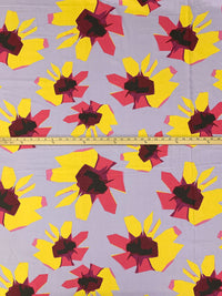 Dusty Lavender/Raspberry Punch/Multi 100% Cotton Floral Print Lawn 60W