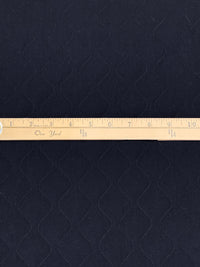 Dark Navy 100% Polyester Double Faced Quilted Coating - NY Designer - 58W