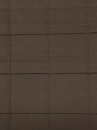 Muted Umber 100% Polyester Double Faced Squares Quilted Coating - NY Designer - 58W