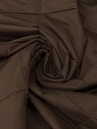 Muted Umber 100% Polyester Double Faced Squares Quilted Coating - NY Designer - 58W