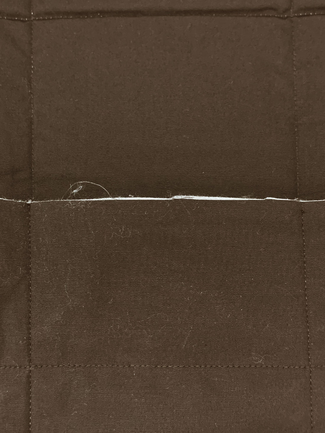 Muted Umber 100% Polyester Double Faced Squares Quilted Coating - NY Designer - 58W