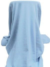 SOLD AS IS ONLY - Cornflower Cotton/Polyester Tubular Rib Knit 26W