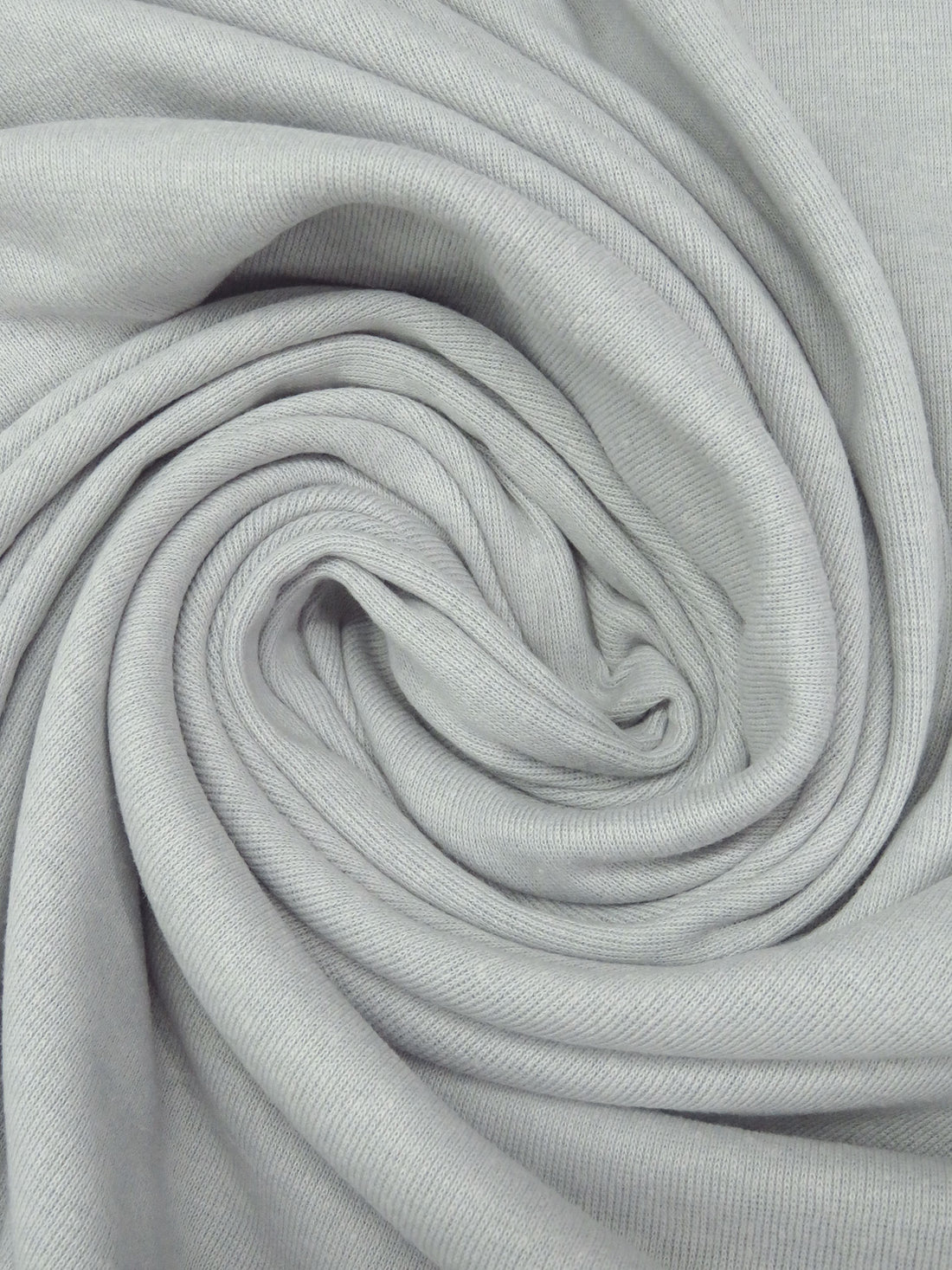 SOLD AS IS ONLY - Silver Sand Cotton/Polyester Tubular Rib Knit 30W