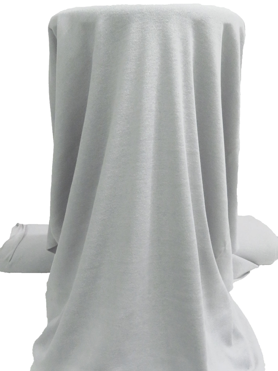 SOLD AS IS ONLY - Silver Sand Cotton/Polyester Tubular Rib Knit 30W