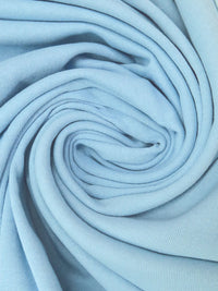 SOLD AS IS ONLY - Baby Blue Cotton/Polyester Tubular Rib Knit 26W