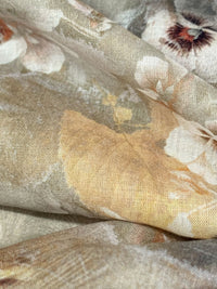 Artichoke/Cherrywood/White/Multi 100% Rayon Floral Print Voile 56W