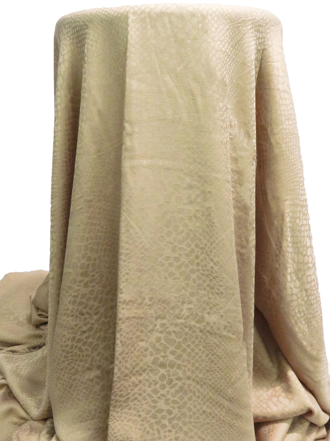 Wheat 100% Rayon Scales Weave Jacquard Challis 55W