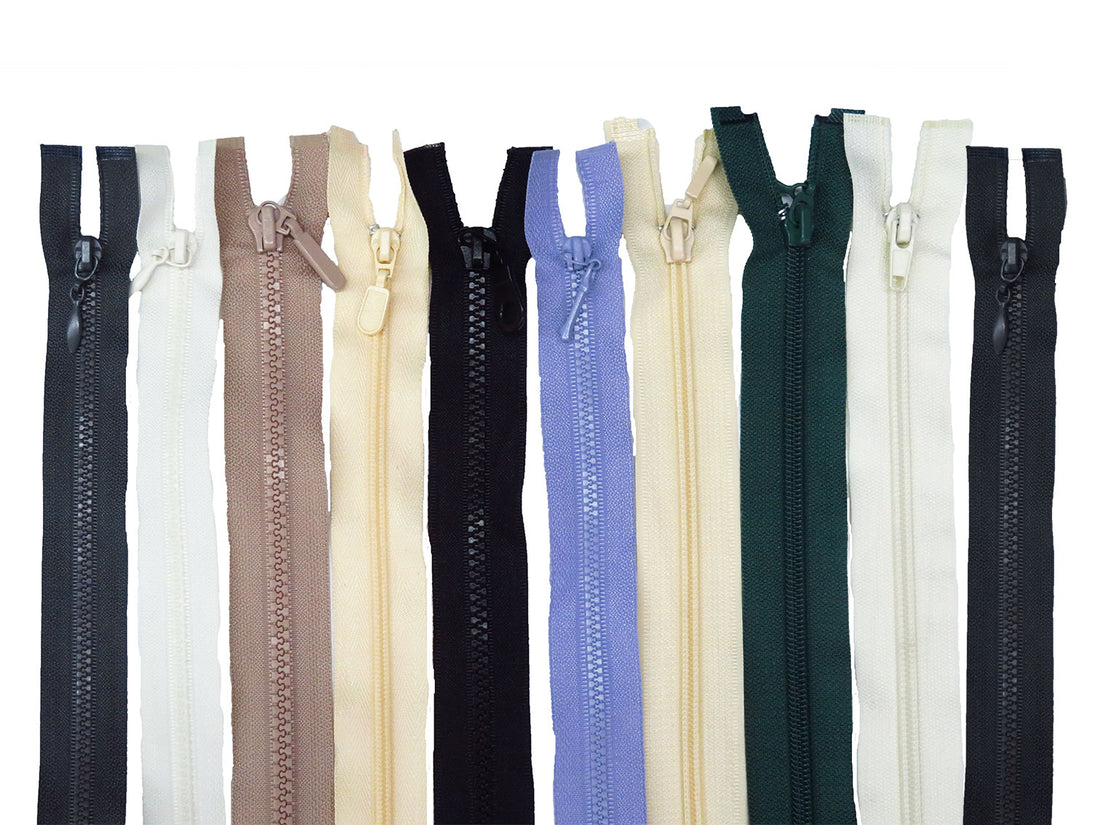 Separating Zipper Bundle - 10 Per Bag