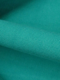 Teal 100% Cotton Washed Denim Twill 55W