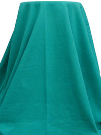 Teal 100% Cotton Washed Denim Twill 55W