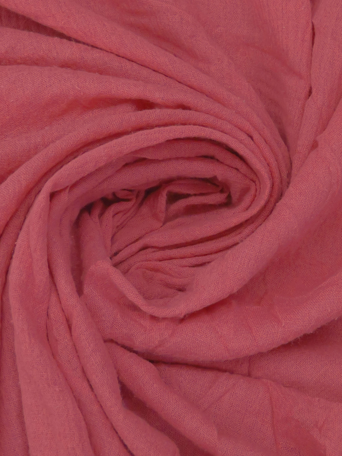 Deep Rose 100% Cotton Crinkle Gauze 50W
