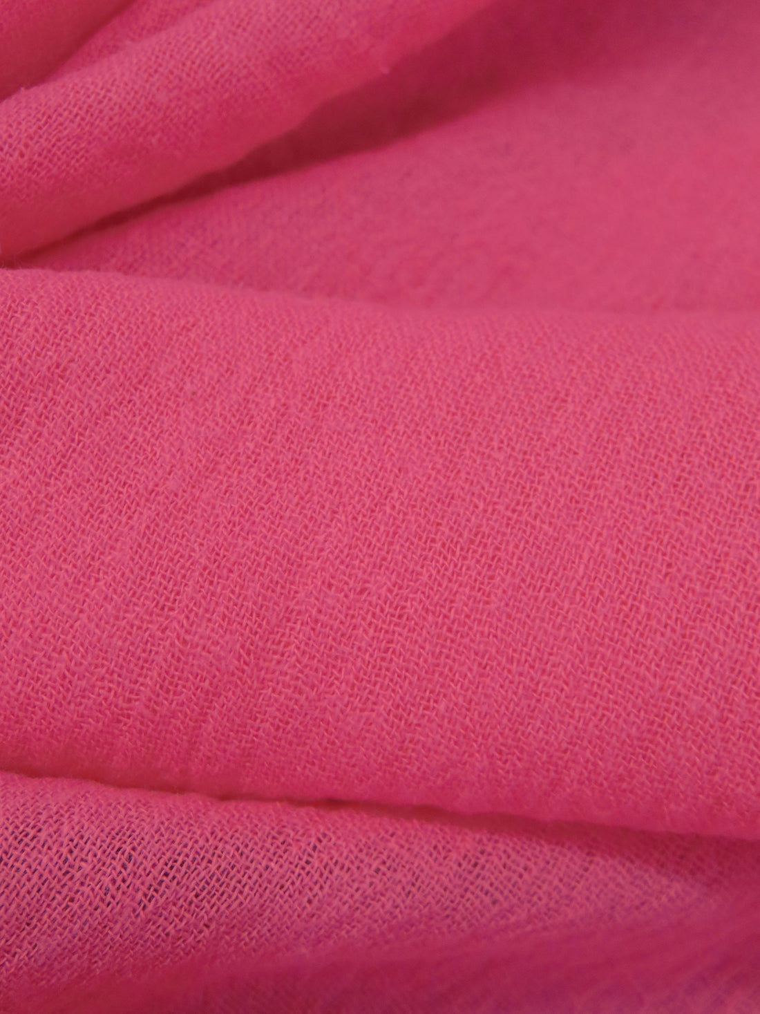 Dark Pink 100% Cotton Crinkle Gauze 50W
