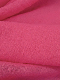 Dark Pink 100% Cotton Crinkle Gauze 50W