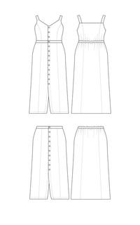 Cashmerette Patterns - Holyoke Maxi Dress & Skirt - Sizes 12-32