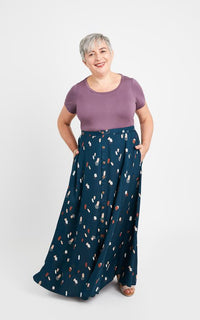 Cashmerette Patterns - Holyoke Maxi Dress & Skirt - Sizes 12-32