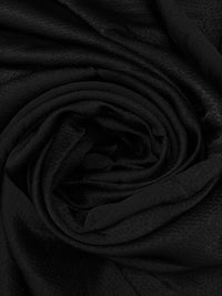 Black 100% Polyester Hammered Charmeuse 55W