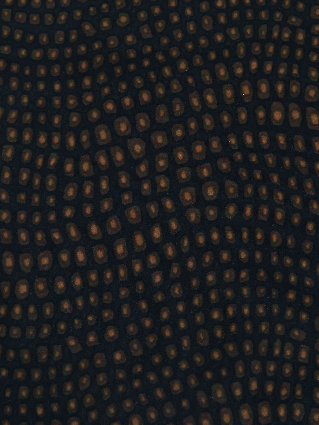 Black/Chocolate/Dark Brown Nylon/Lycra Abstract Dot Wave Print Swimwear Knit 59W