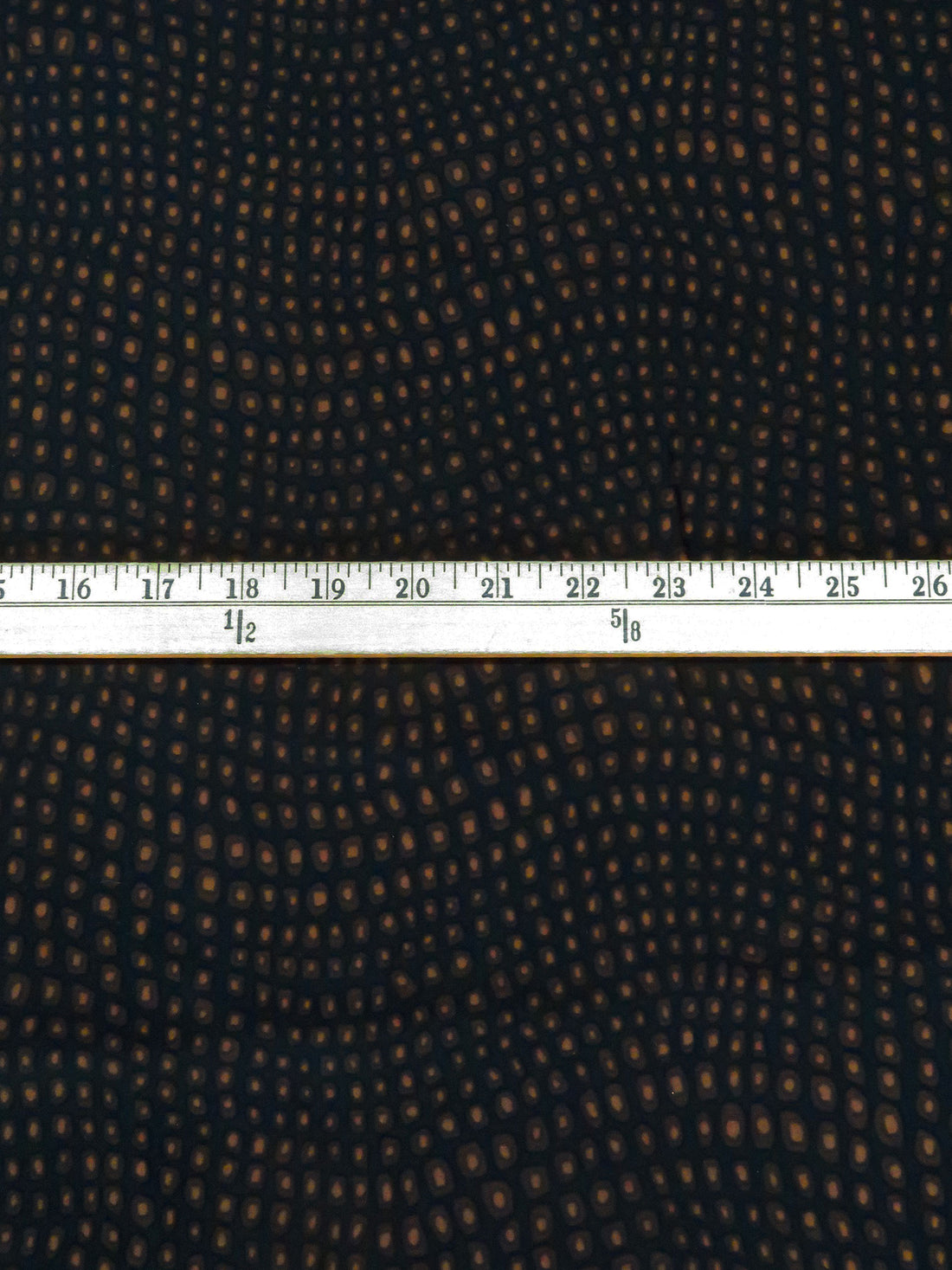 Black/Chocolate/Dark Brown Nylon/Lycra Abstract Dot Wave Print Swimwear Knit 59W