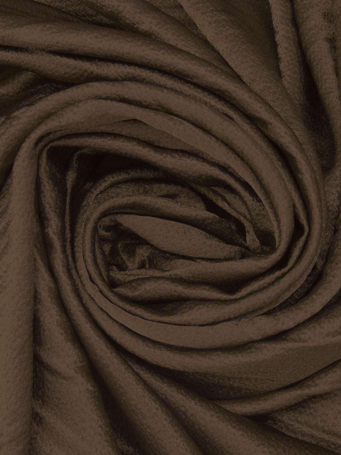 Jacko Bean Brown 100% Polyester Hammered Charmeuse 55W