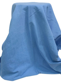 Celestial Blue 100% Cotton Washed Denim Twill 56W