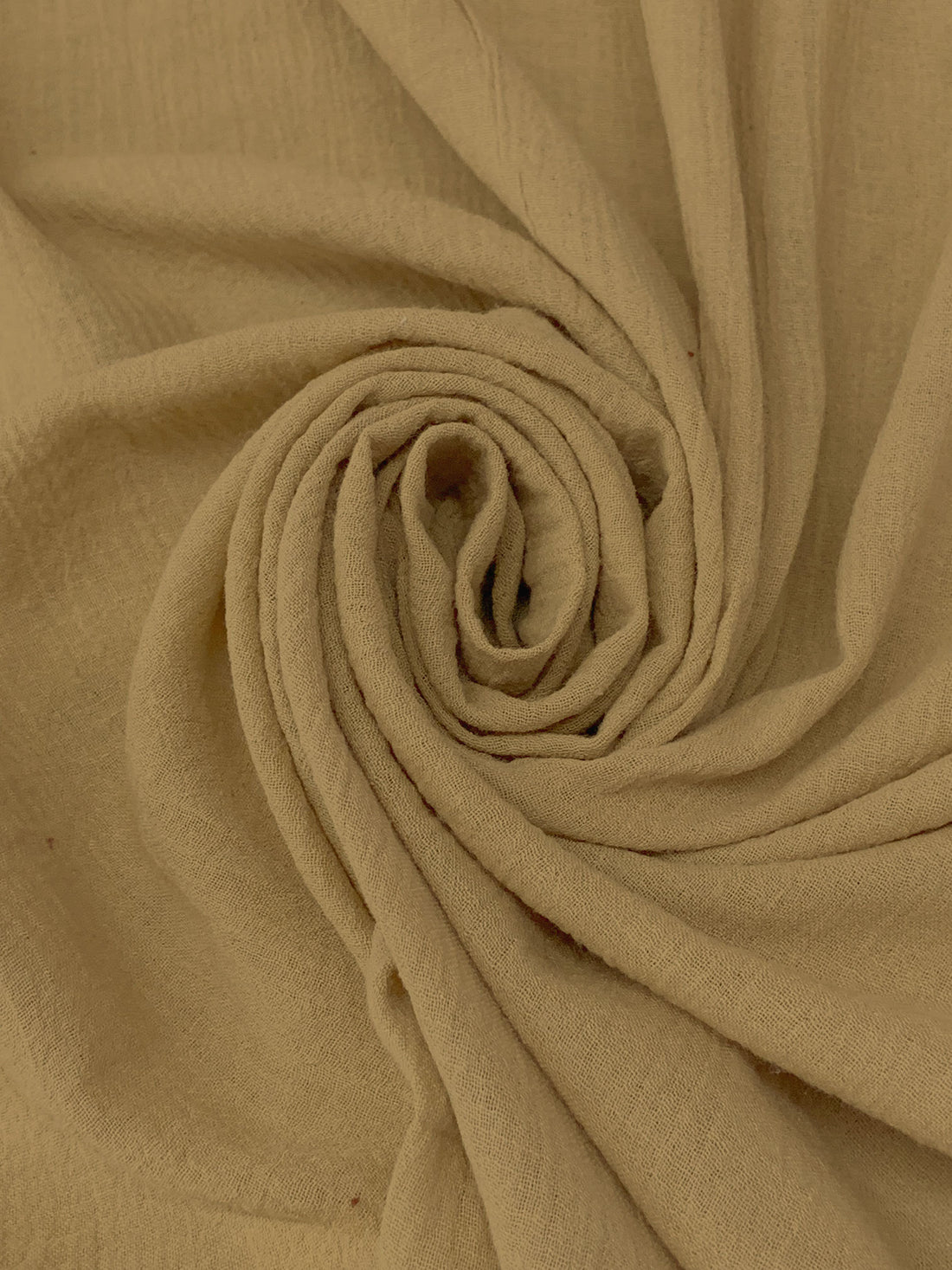 Muted Bronze 100% Cotton Crinkle Gauze 52W