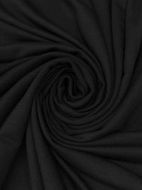 Muted Soft Black Rayon/Lycra French Terry Knit - 60W