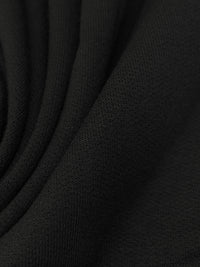 Muted Soft Black Rayon/Lycra French Terry Knit - 60W
