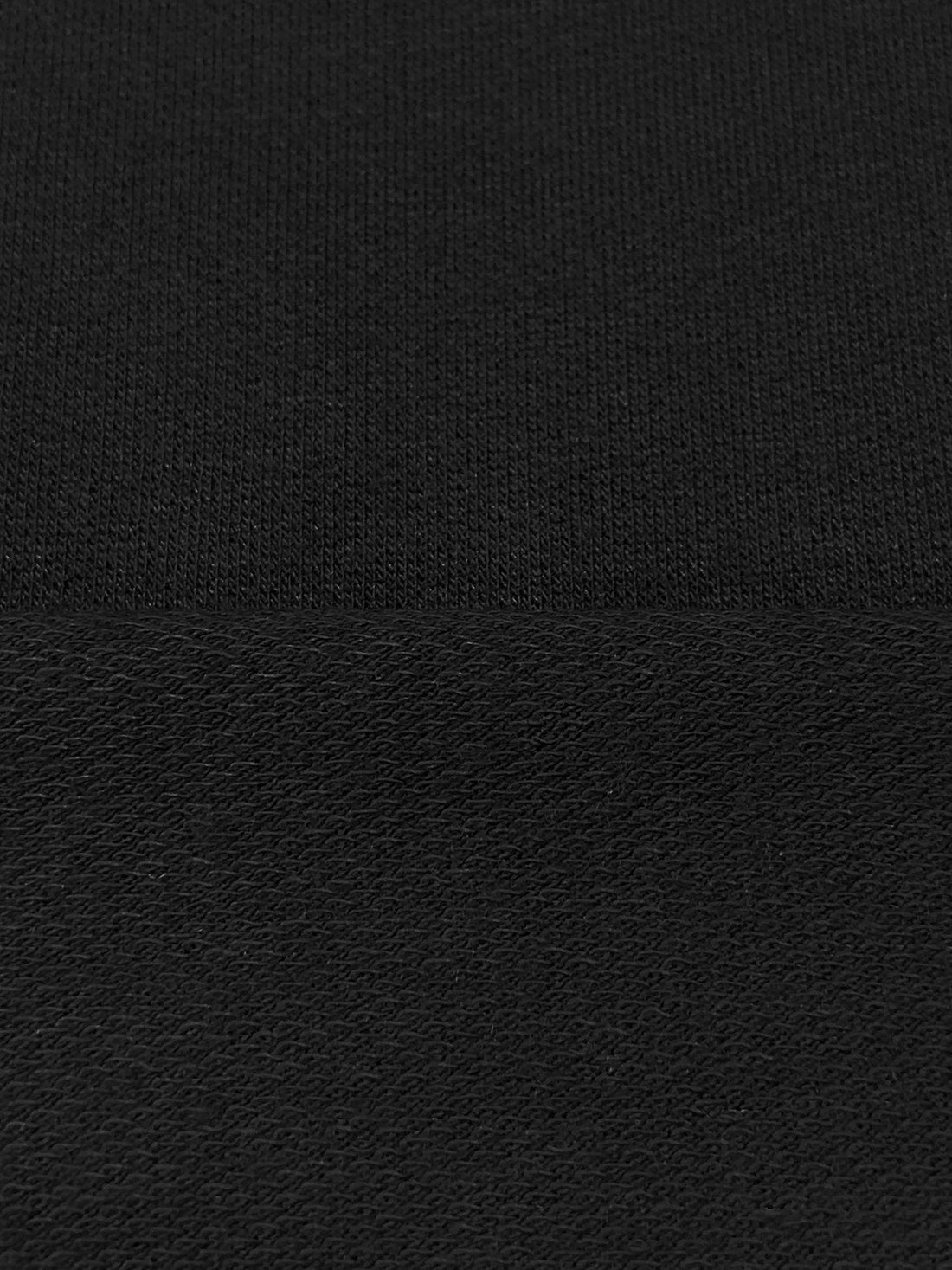Muted Soft Black Rayon/Lycra French Terry Knit - 60W