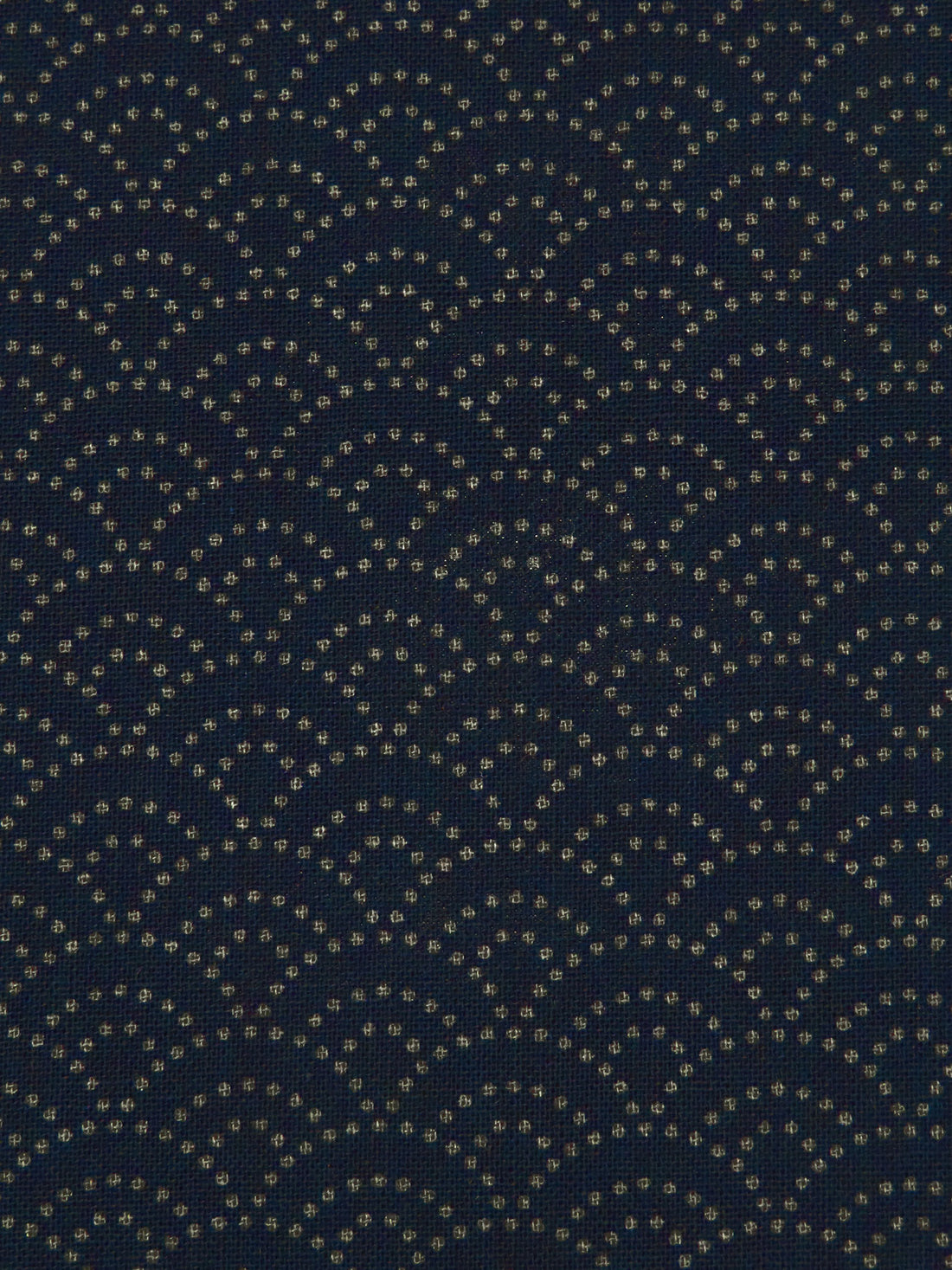 Midnight Navy/Dark Gray 100% Cotton Dot Arches Print Kasuri Shirt Weight Woven - Sevenberry By Robert Kaufman - 43W