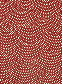 Dark Muted Red/Beige 100% Cotton Dot Print Kasuri Shirt Weight Woven - Sevenberry By Robert Kaufman - 43W