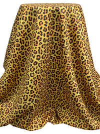 Dandelion/Black 100% Cotton Animal Print Extra Wide Sateen Shirting - Robert Kaufman - 108W