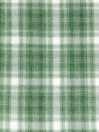 Deep Moss Green/White/Turquoise Green 100% Polyester Plaid Teton Performance Woven Shirting - Robert Kaufman - 56W