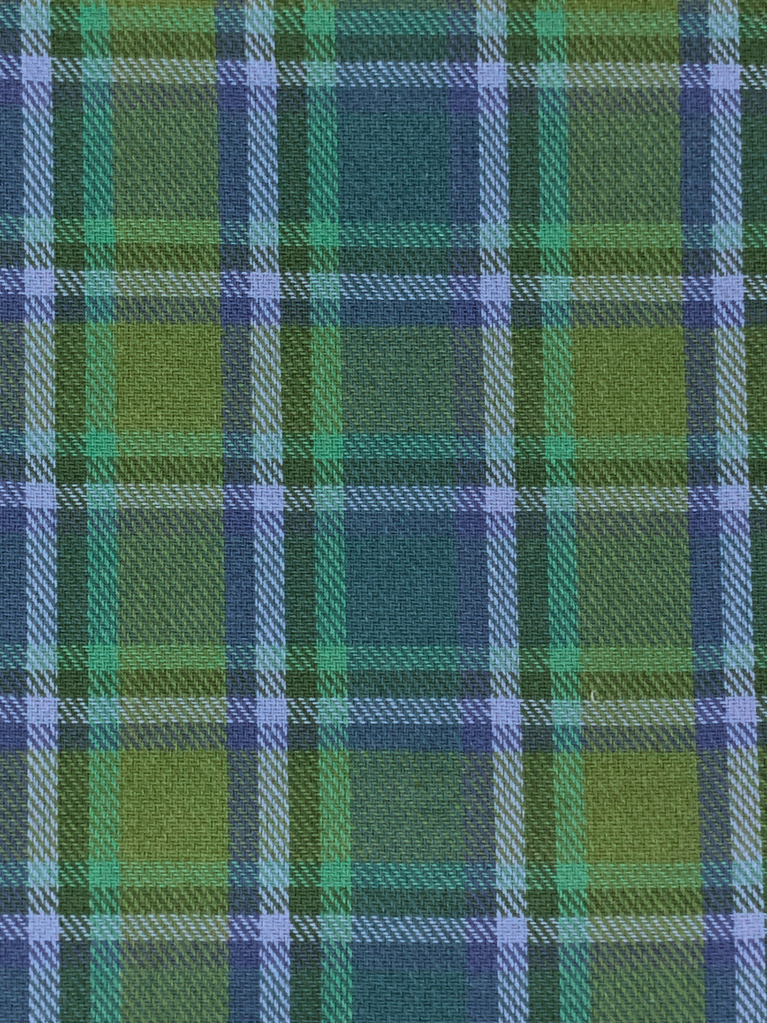 Fern Green/Vista Blue/Lapis Blue/Multi 100% Cotton Baja Blanket Plaid Weave Woven - Robert Kaufman - 43W