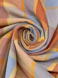 Sequoia/Light Cobalt Blue/Yellow/Multi 100% Cotton Baja Blanket Plaid Weave Woven - Robert Kaufman - 43W