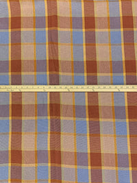 Sequoia/Light Cobalt Blue/Yellow/Multi 100% Cotton Baja Blanket Plaid Weave Woven - Robert Kaufman - 43W