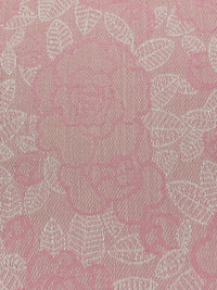 Dusty Pink/White 100% Cotton Leaf Branch Weave Loire Valley Jacquard - Robert Kaufman - 47W