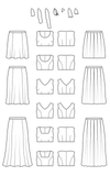 Cashmerette Patterns - Upton Dress & Skirt PLUS Mix & Match Expansion Pack - Sizes 12-32