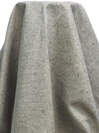 Off-White/Black/Gold Linen/Metallic Suiting - European Mill - 58W