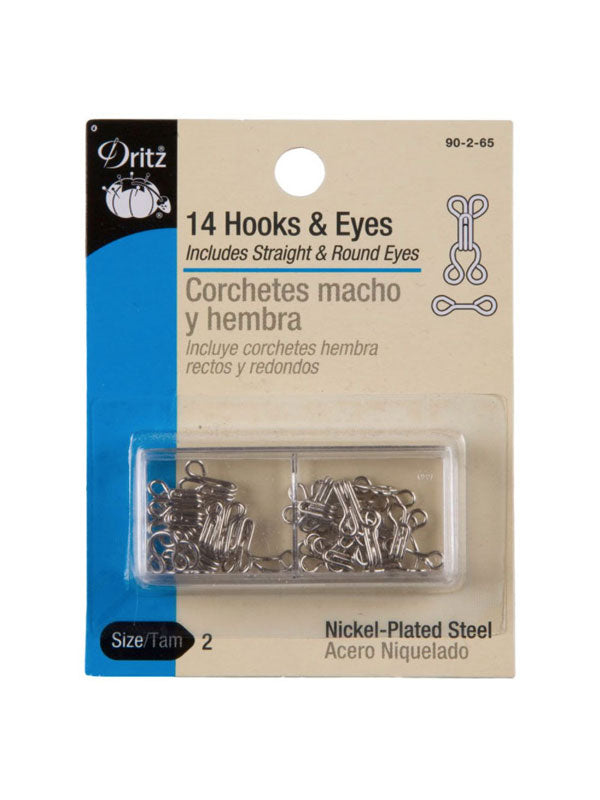Dritz Size 2 Hook & Eye Set – Fabric Mart